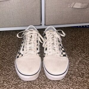 Van Checkered Low Top Sneakers